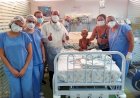 HMI: criança que retirou tumor raro recebe alta