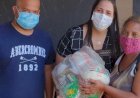 GABRIELA ALVES PROMOVE ENTREGA DE ALIMENTOS NOS SETORES PALMARES E SÃO BERNARDO