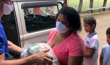 PREFEITURA BENEFICIOU MAIS MORADORES DE TRINDADE E DO DISTRITO DE SANTA MARIA COM CESTAS BÁSICAS ESTA SEMANA