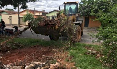 PROGRAMA PREFEITURA TRABALHANDO PARA VOCÊ ENTRA NA SEGUNDA SEMANA COM SERVIÇOS DE ROÇAGEM, TAPA BURACOS, COLETA DE ENTULHOS ENTRE OUTROS, EM BAIRROS DE TRINDADE