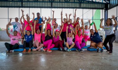 PREFEITURA DE TRINDADE PROMOVE AULÕES DE ATIVIDADES FÍSICAS PARA MULHERES