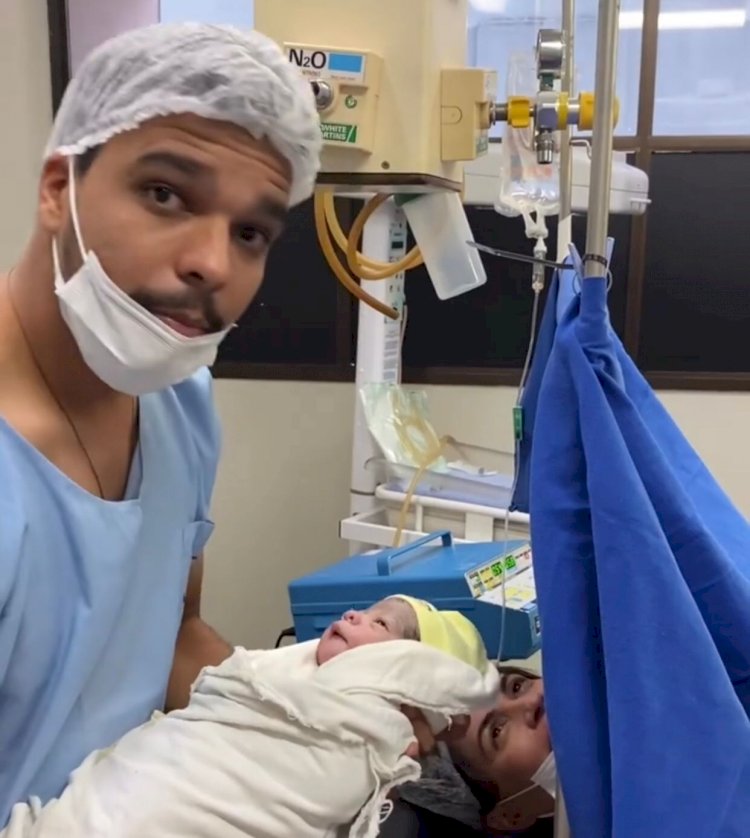 NASCE JOSÉ GABRIEL, PRIMEIRO FILHO DO PREFEITO DE TRINDADE, MARDEN JÚNIOR