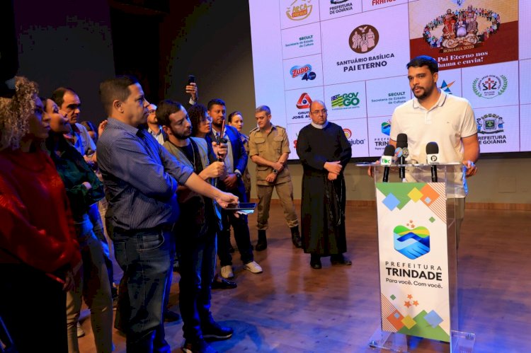 EM LANÇAMENTO DA ROMARIA 2023, MARDEN JÚNIOR PROJETA 3,5 MILHÕES DE FIÉIS, EM TRINDADE