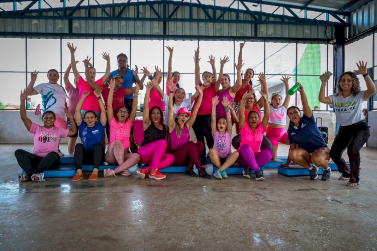 PREFEITURA DE TRINDADE PROMOVE AULÕES DE ATIVIDADES FÍSICAS PARA MULHERES