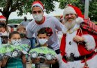 PREFEITURA DE TRINDADE LEVOU CARAVANA DE NATAL A MAIS QUATRO PONTOS DE TRINDADE NA MANHÃ DE SEXTA-FEIRA
