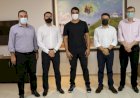 PREFEITO MARDEN JÚNIOR RECEBE VISITA DE DIRETORES DE NOVA COOPERATIVA DE CRÉDITO INSTALADA EM TRINDADE E DISCUTEM INVESTIMENTOS PARA CIDADE
